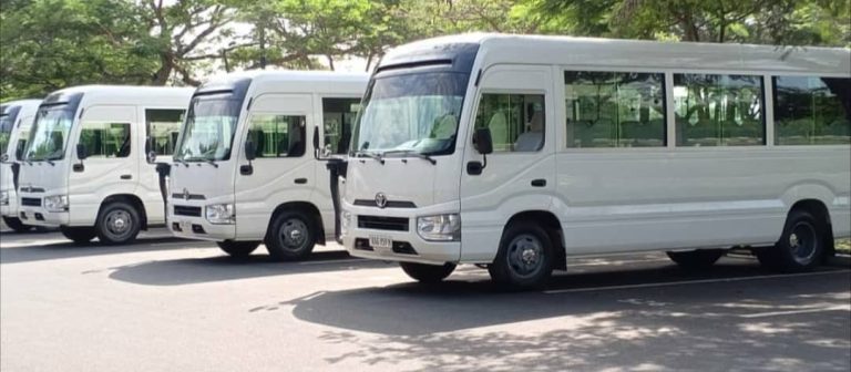Toyota Coaster car rental in Rwanda