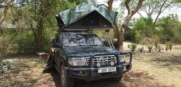 Car Rental with Rooftop Tent in Rwanda